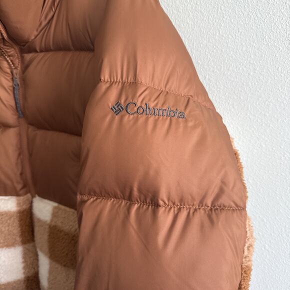 Columbia Brown and Cream Plaid Jacket - Picture 4 of 6